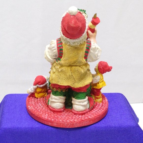 Santa's Magical Toy Shop Collectible Figurine - Cheryl Ann Original 1995 Vintage - Picture 4 of 11